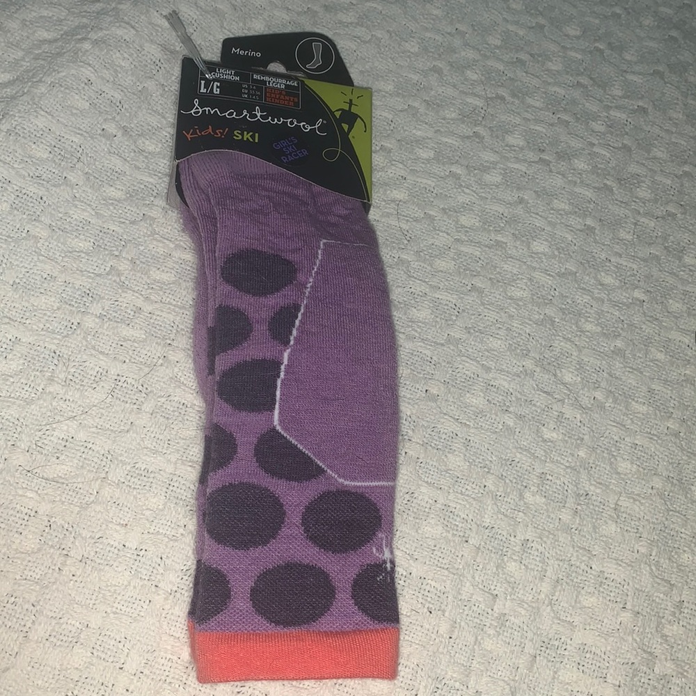 Smartwool Kids Ski Racer size L US 3-6 NEW